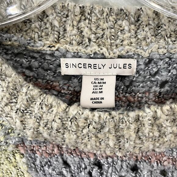Colorful Oversized Sweater by Sincerely Jules size M - Picture 7 of 8